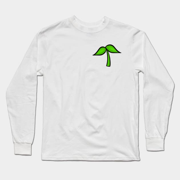 GhostlyMango Subscriber Badge! Long Sleeve T-Shirt by GhostlyMango